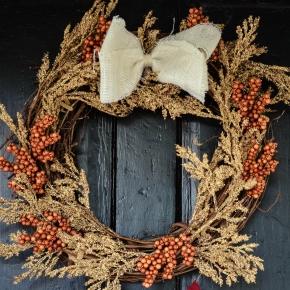 DIY Fall wreath ($14)